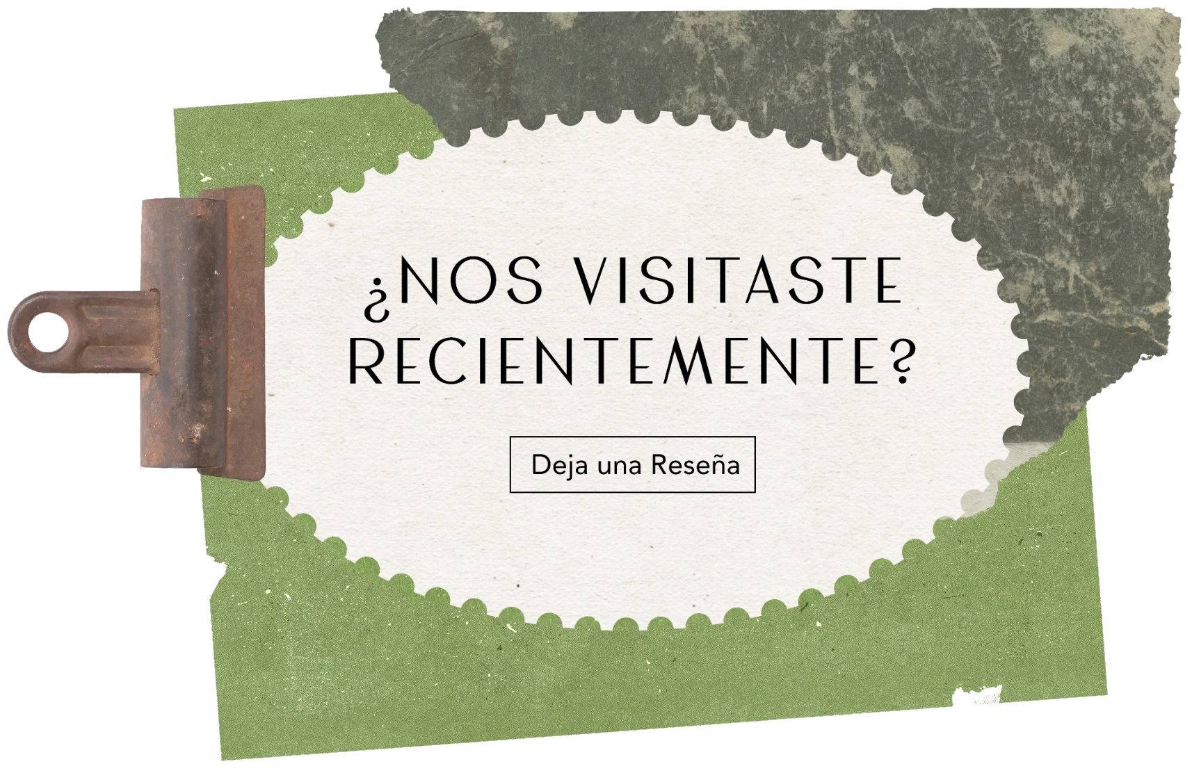 ¿Nos visitaste recientemente?